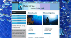 Desktop Screenshot of clyde-diving.co.uk